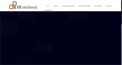 Desktop Screenshot of cpeswitchboards.com.au